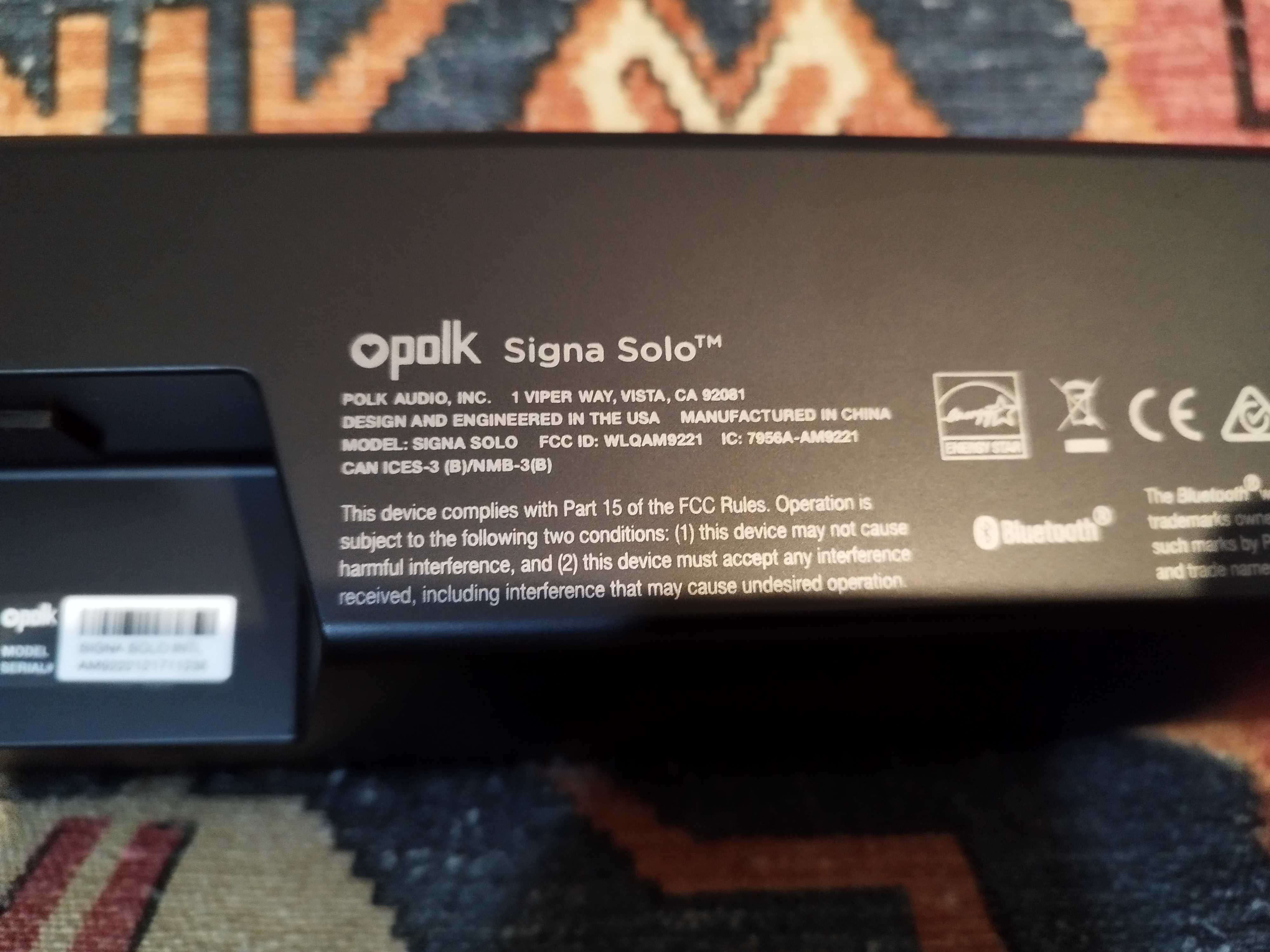 Sounbar Polk Signa Solo