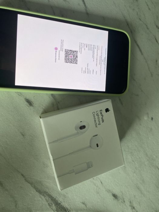 Наушники Earpods lightning новые оригинал с магазина чек