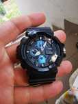 Casio gac-100 czarno - niebieski