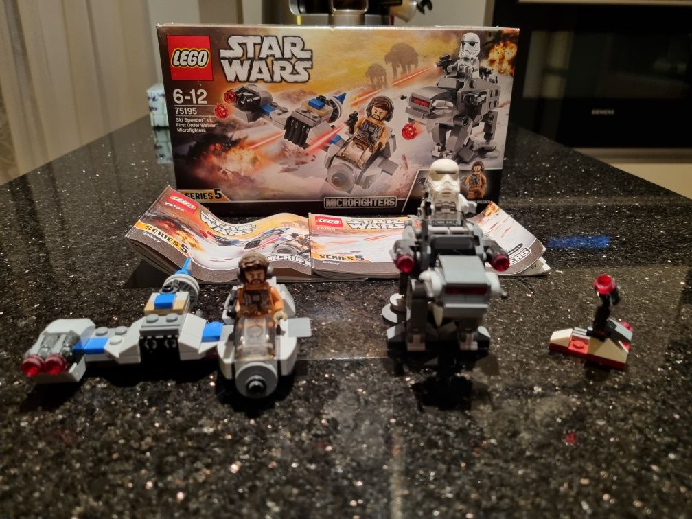 J NOWE LEGO Star Wars 75195 Ski Speeder kontra maszyna krocząca klocki