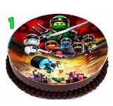 Opłatek na tort "LEGO NINJAGO" Wydruk jadalny waflowy jakosc