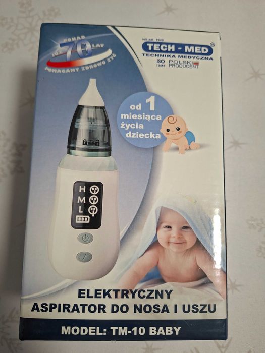 Elektryczny aspirator do nosa i uszu Tech- Med TM-10 Baby