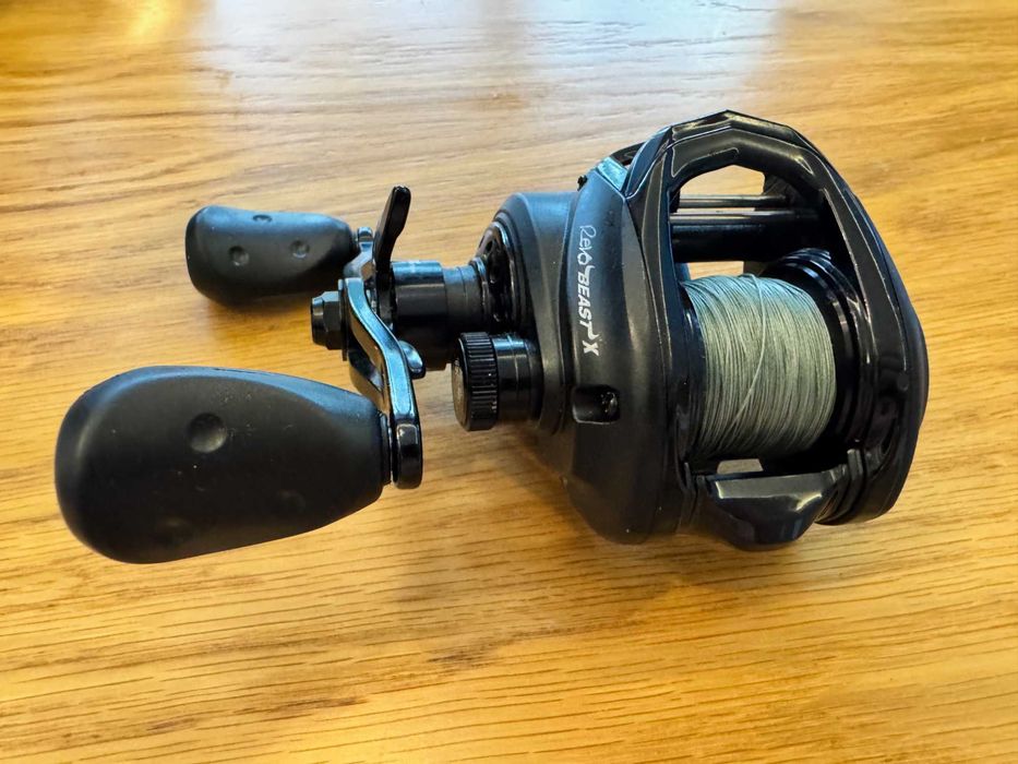 Multiplikator Abu Garcia Revo Beast X 41-L do dużych przynęt, stan bdb
