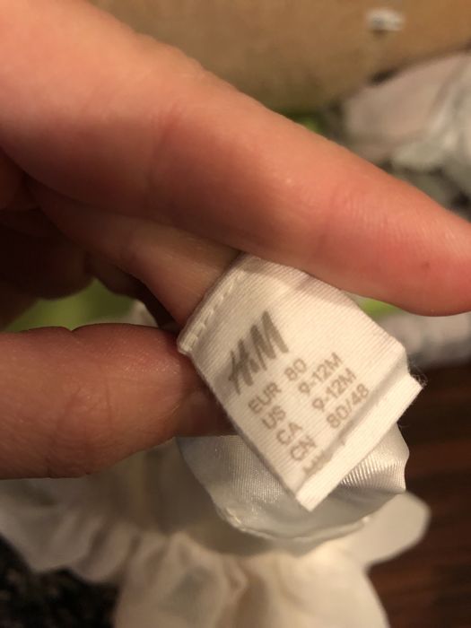 Kremowa sukienka H&M r.80