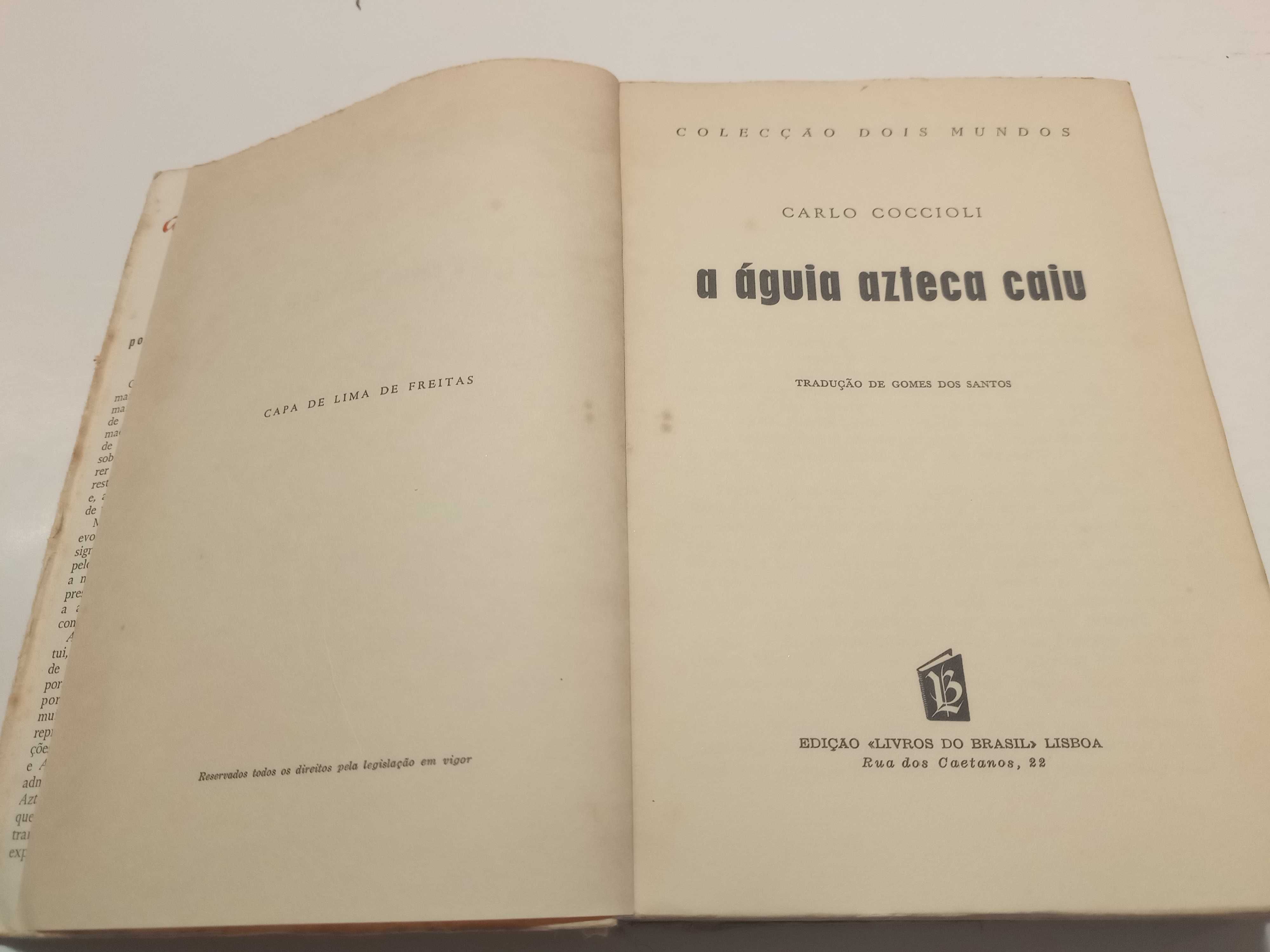 A Águia Azteca caiu de Carlo Coccioli