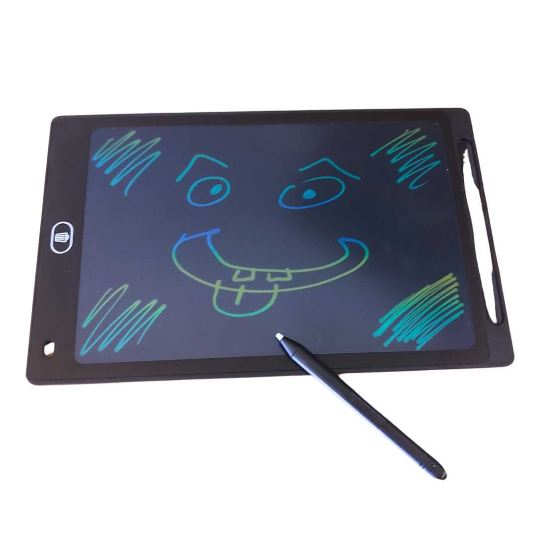 Tablet graficzny XXL do rysowania 12" tablica LCD znikopis multikolor