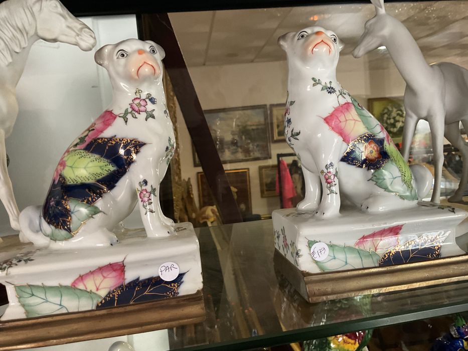 Serra livros porcelana oriental 14x20 cm