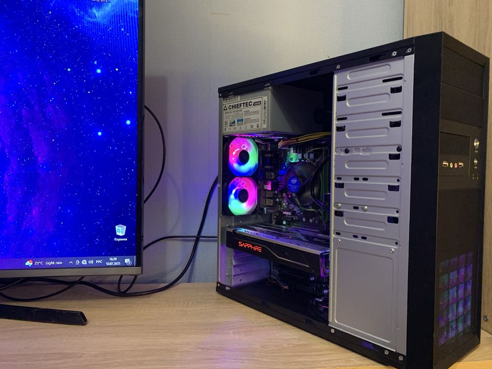 Ігровий Компютер i5-6600/озу 16gb/RX480/Ssd+Hdd/Игровой Пк