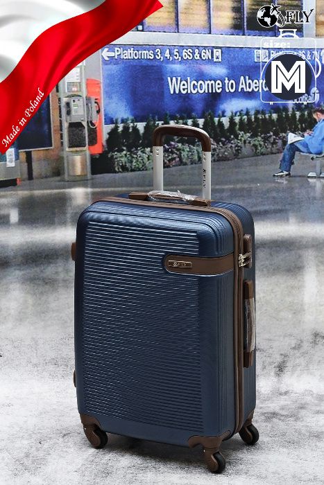 Чемодан ПРОТИВОУДАРНЫЙ валіза Luggage Fly 1101 Польша. от 600 гр