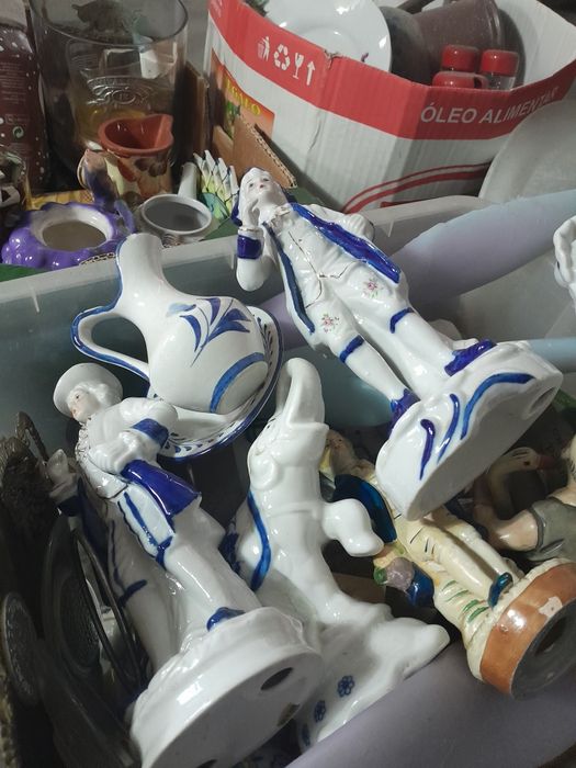 Lote de peças para decoração antigas revenda