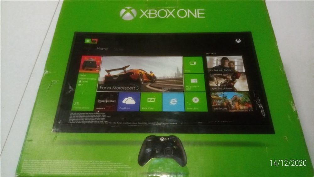 Xbox One 1TB - Consola Usada Com Caixa Original e Todos os Cabos