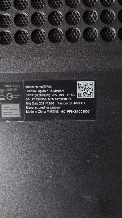 Ноутбук Lenovo Legion 5