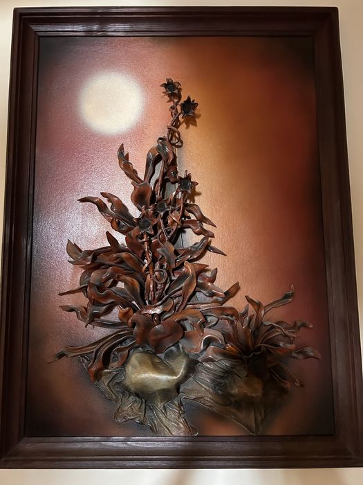 Obraz ze skóry duży