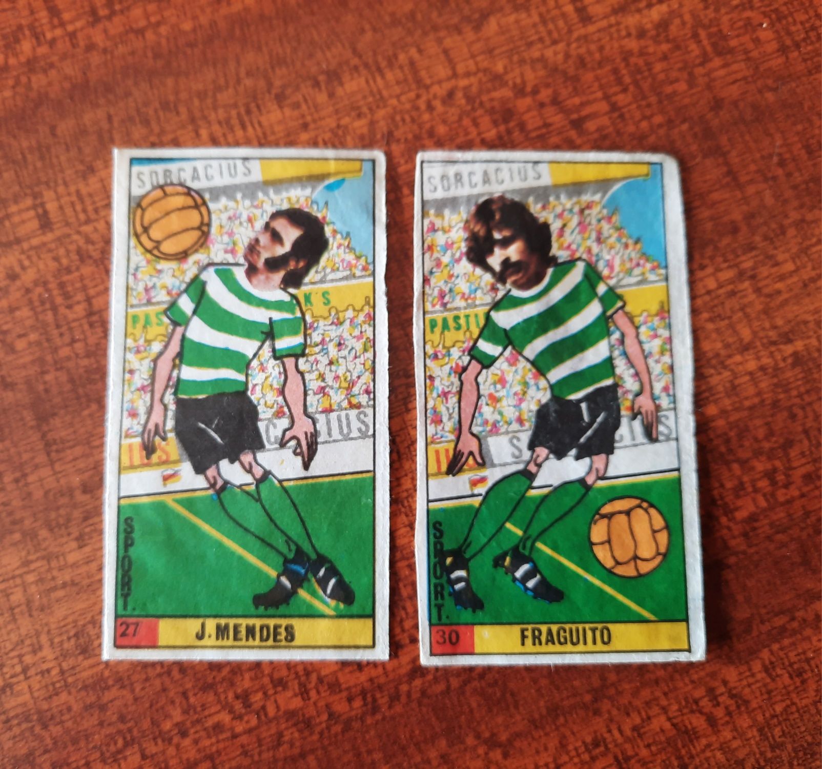 Cromos caramelos antigos Sporting