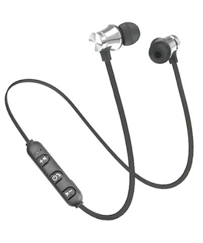 Магнитныe Bluetooth -наушники с микрофоном и кабелем