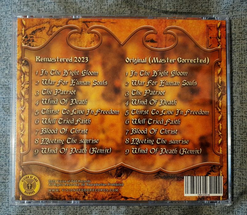 CD: HOLY BLOOD - The Patriot (2008)