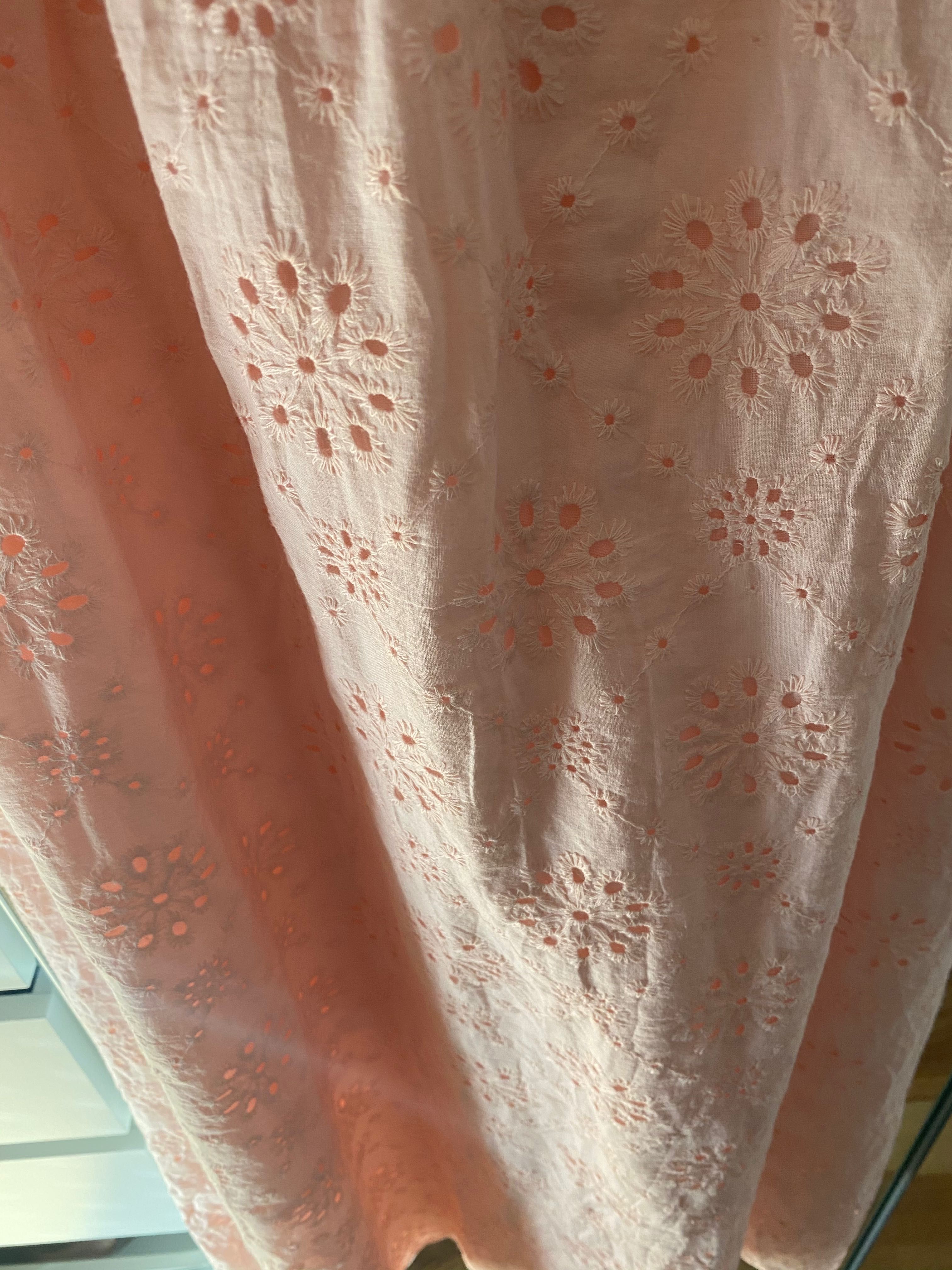 Piękna nowa bawełniana sukienka, różowa Angela Butik