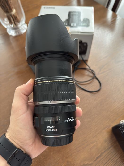 Canon eos77D + ef-s 17-55 f2.8 is usm