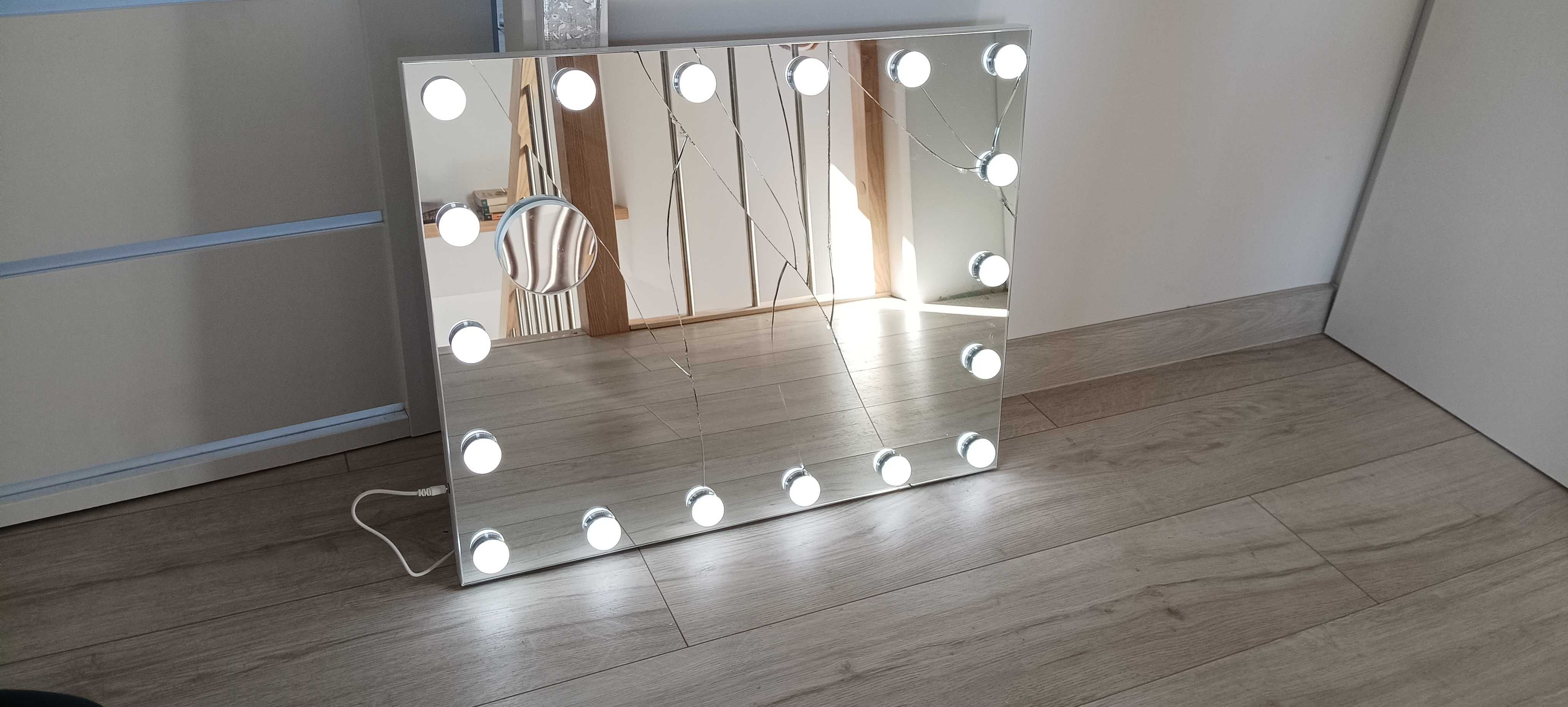 Lustro do makijażu led