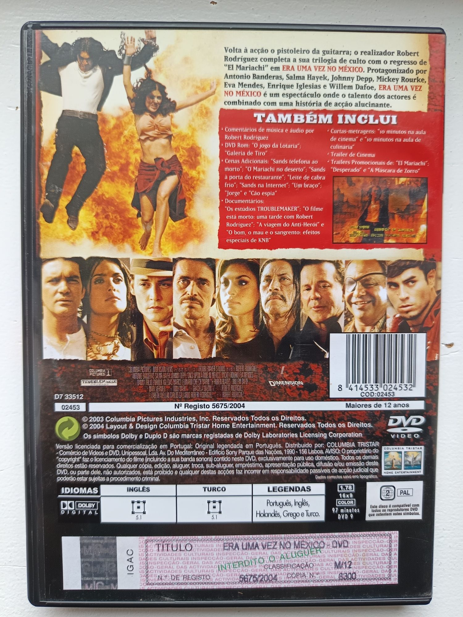 DVD era  uma vez no México