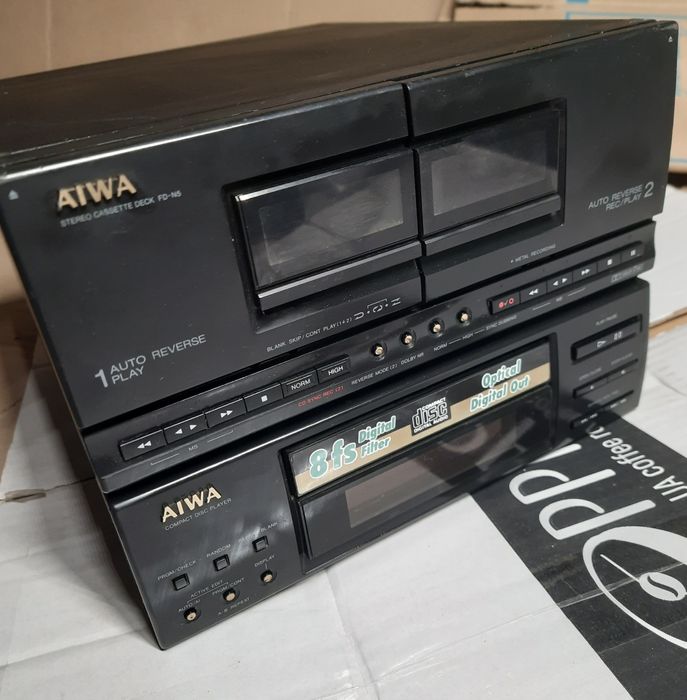 Дека компонент "AIWA FD-N5" (2х кассетник+CD)