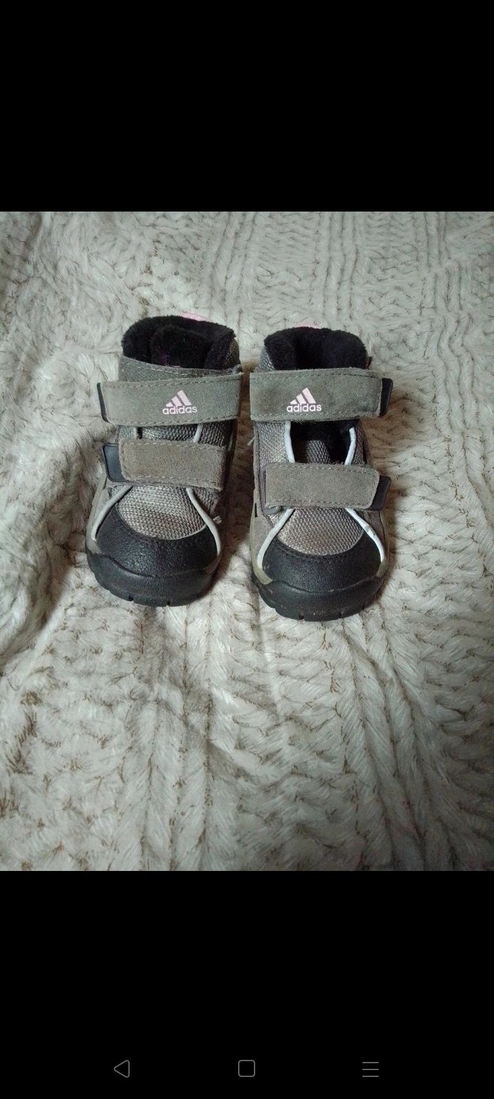 Buciki Adidas dla dziewczynki jesień zima