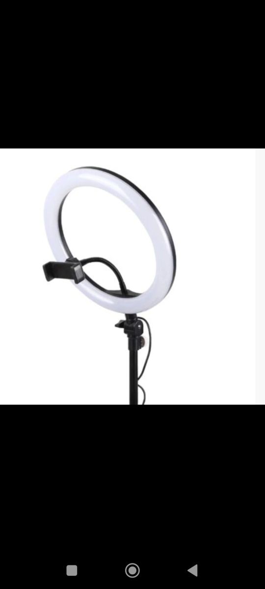 Кільцева світлодіодна Led лампа для блогера селфі фотографа візажиста