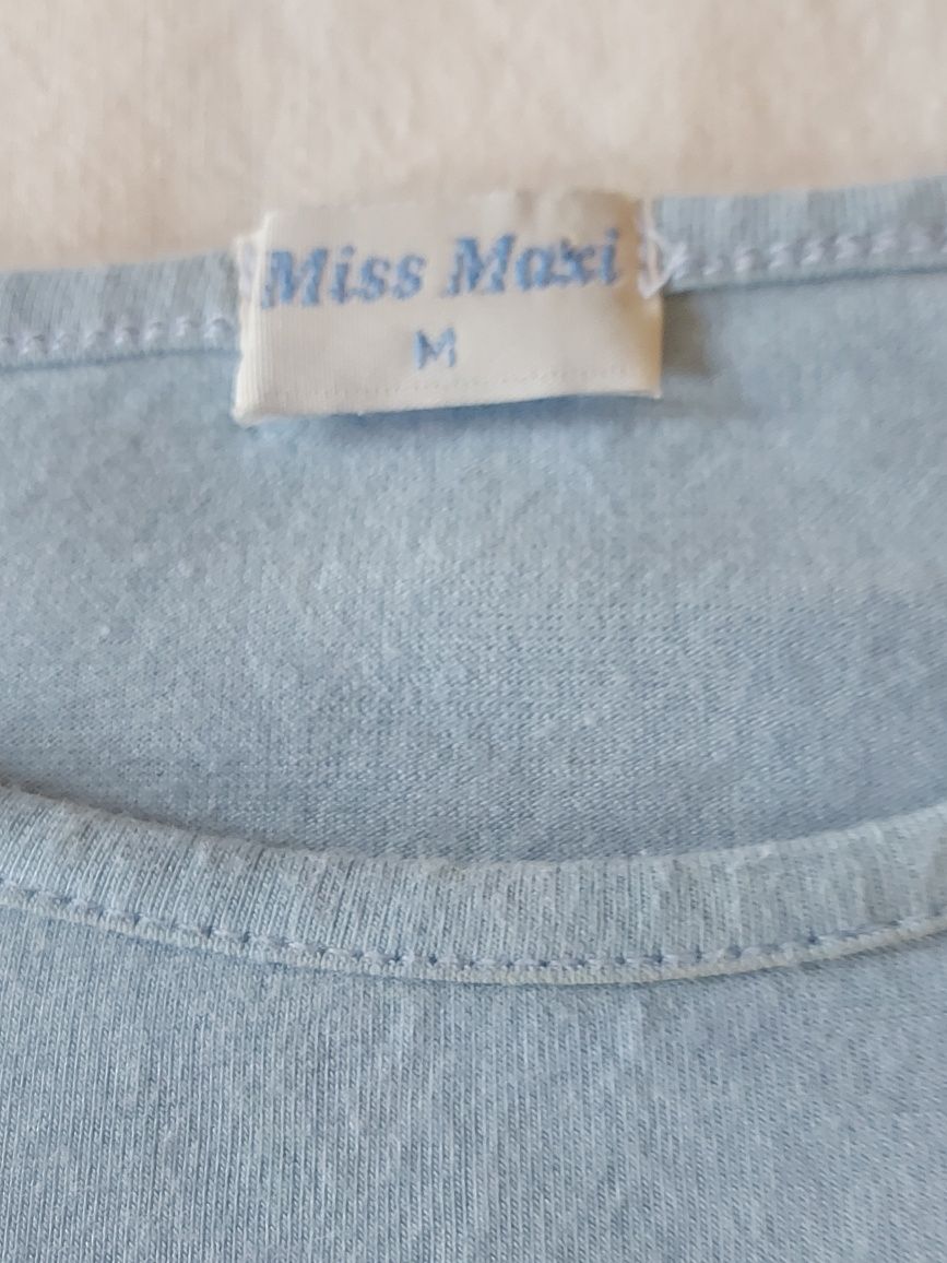 T-shirt Azul Claro da Miss Maxi - Tam° M.