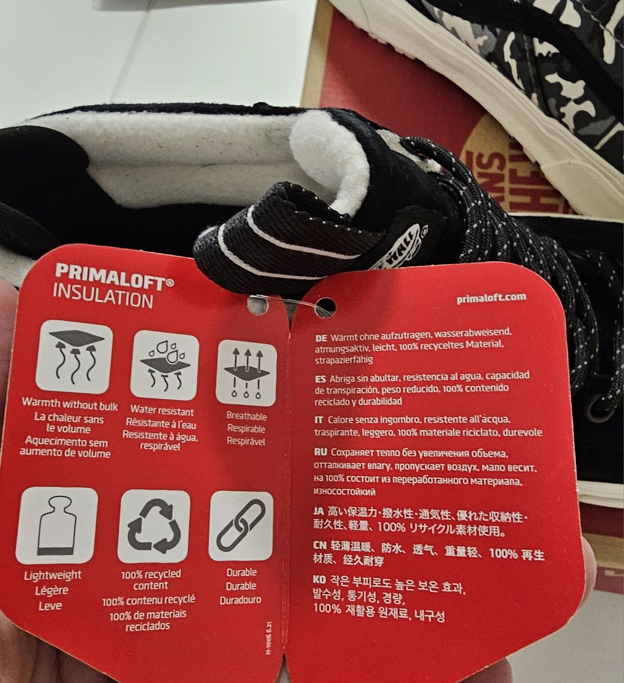 Nowe Vans SK8 Hi MTE zimowe buty ocieplane 40,5 czarne trampki