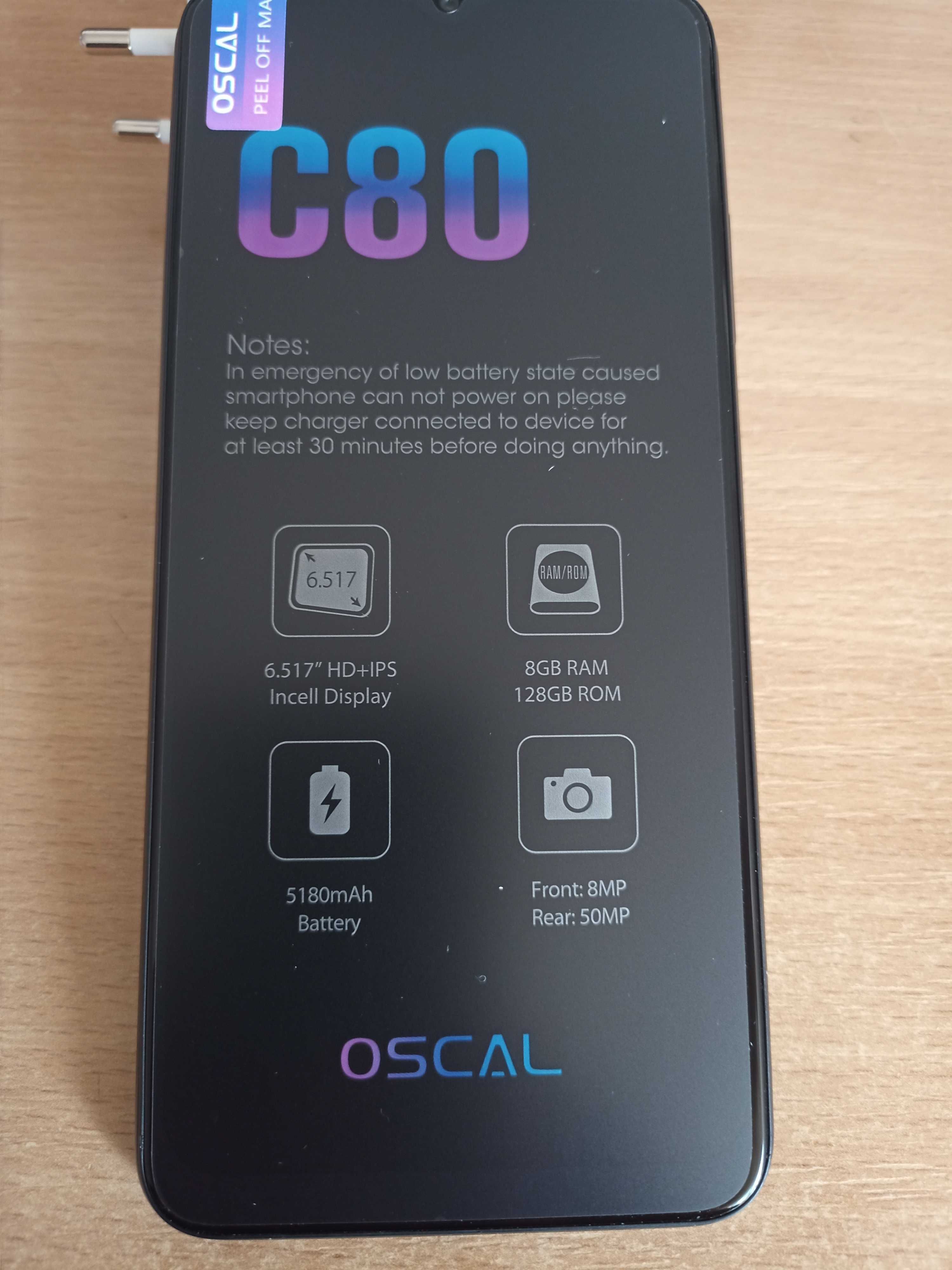 Продам смартфон Blackview Oscal C80 8/128gb 5180mAh Android 12