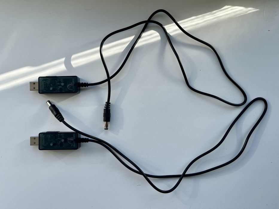 Кабель для роутера USB DC 5V to 12V з перетворювачем