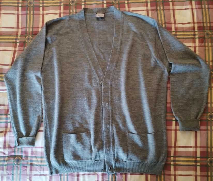Casaco Cardigan cinzento
