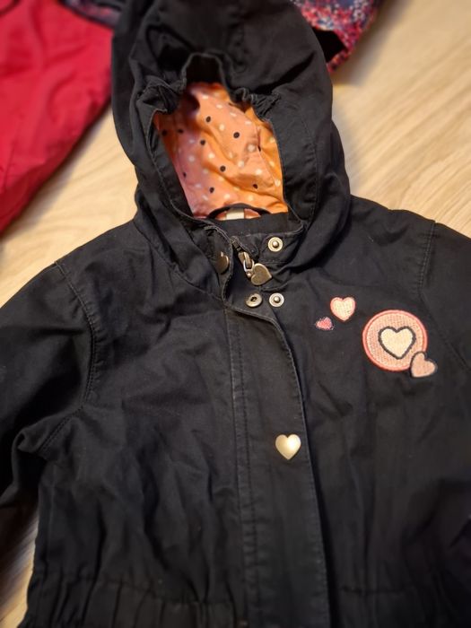 Parka dla dziewczynki 110/116 ,kurtka przejściowa 110/116