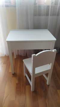 Biurko Ikea SUNDVIK + krzesełko