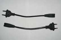 2 szt. x Przewód kabel zasilający RTV AGD ÓSEMKA krótki 20-30cm