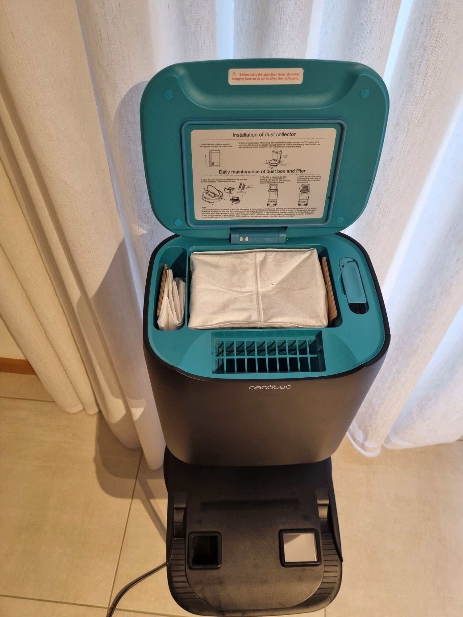 Cecotec Base de auto-esvaziamento Conga Home 1000