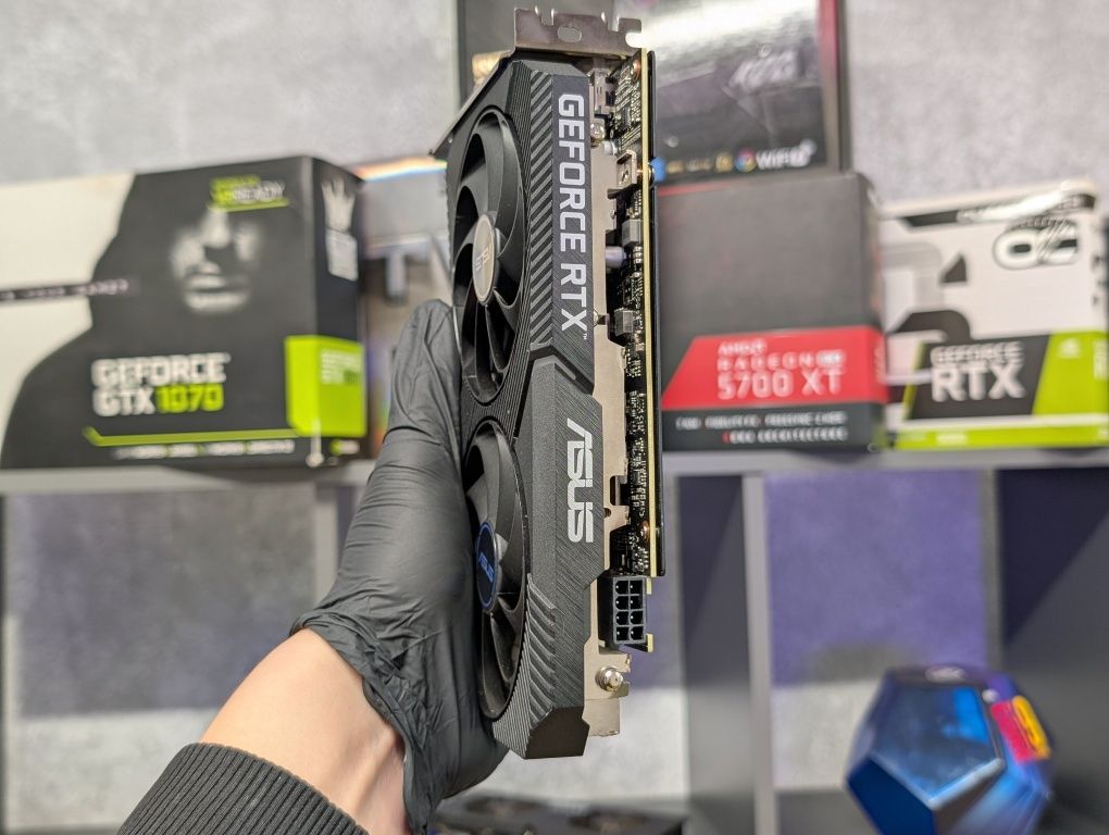 Відеокарта ASUS DUAL MINI RTX 3060Ti 8GB (GDDR6) Гарантія