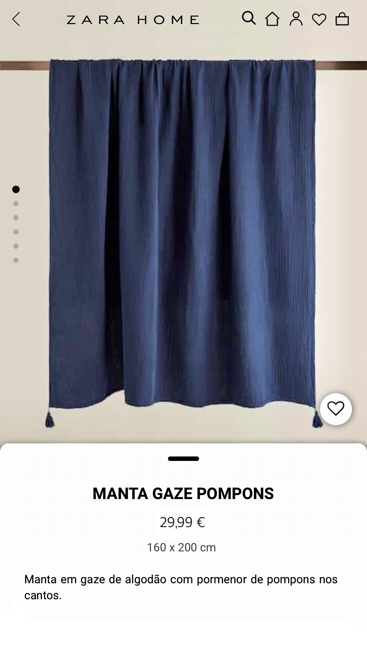 Mantas Zara Home NOVO