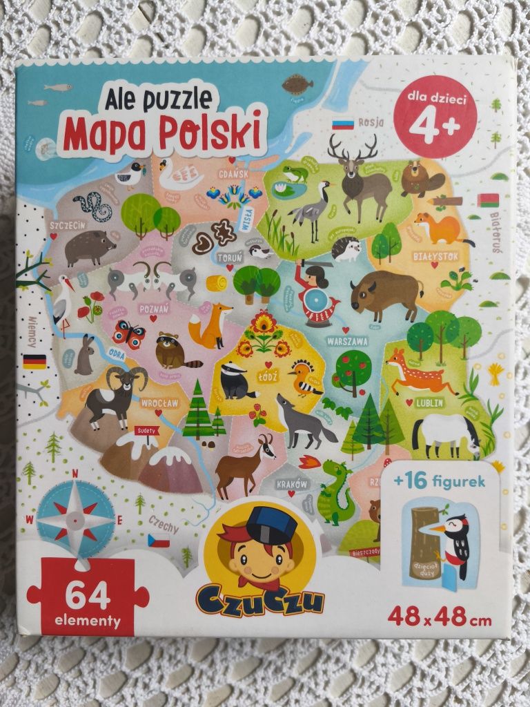 Mapa Polski puzzle CzuCzu