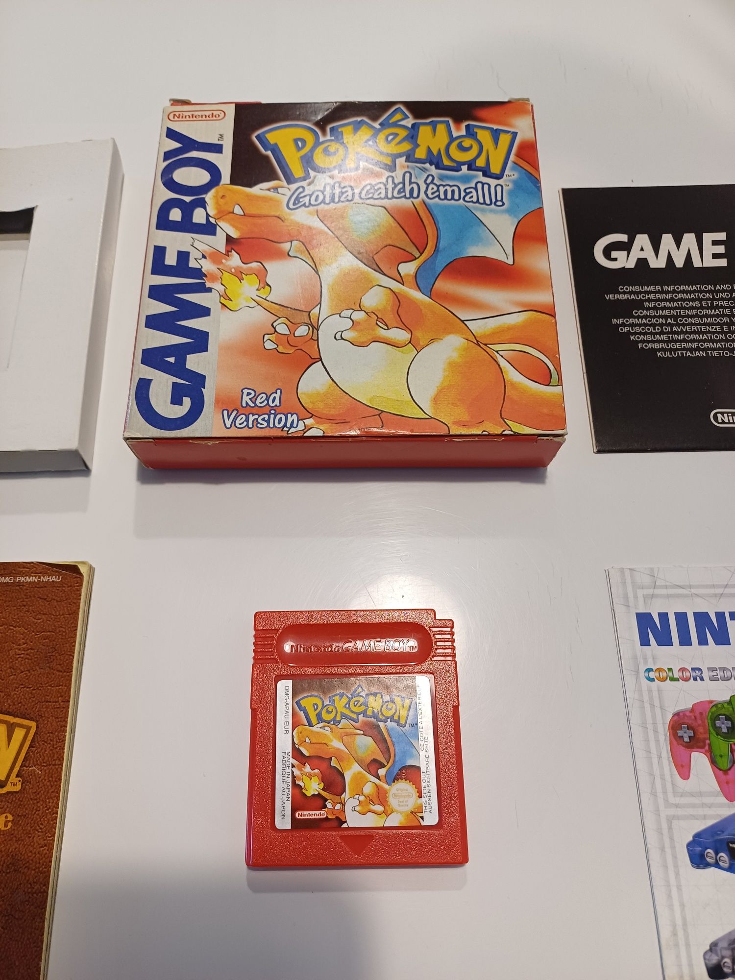 Pokemon Red Nintendo Gameboy  / Color/ Advance komplet oryginał