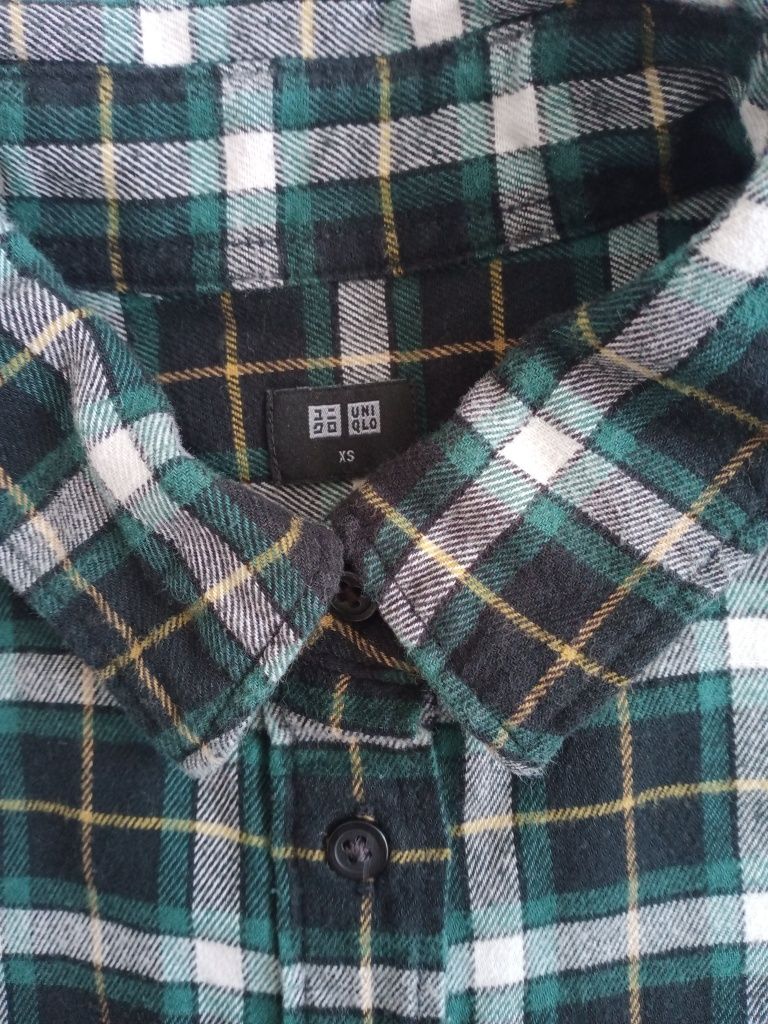 Koszula w kratę uniqlo rozmiar xs