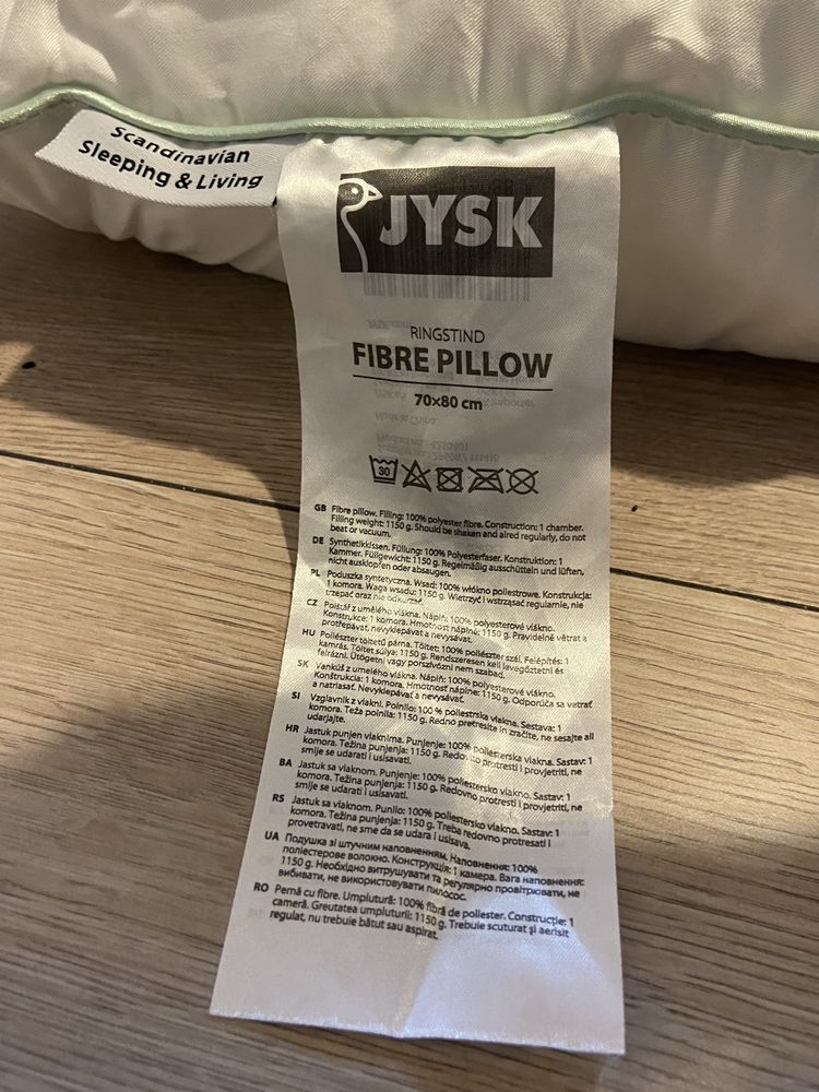 Poduszka Jysk 70x80 RINGSTIND + koldra