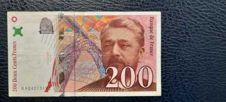 Banknoty 200 franków Francjia