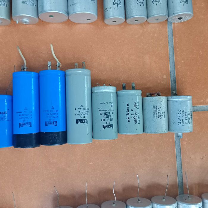 Kondensator Elwa, UNITRA, Wima - 63 szt.