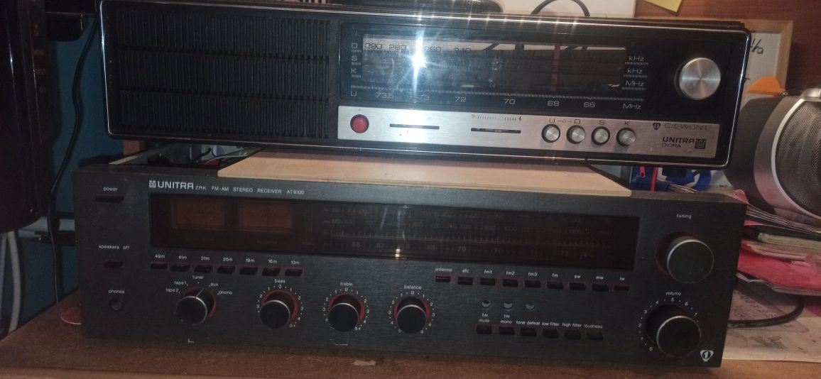 Sprzedam amplituner+radio marki Unitra