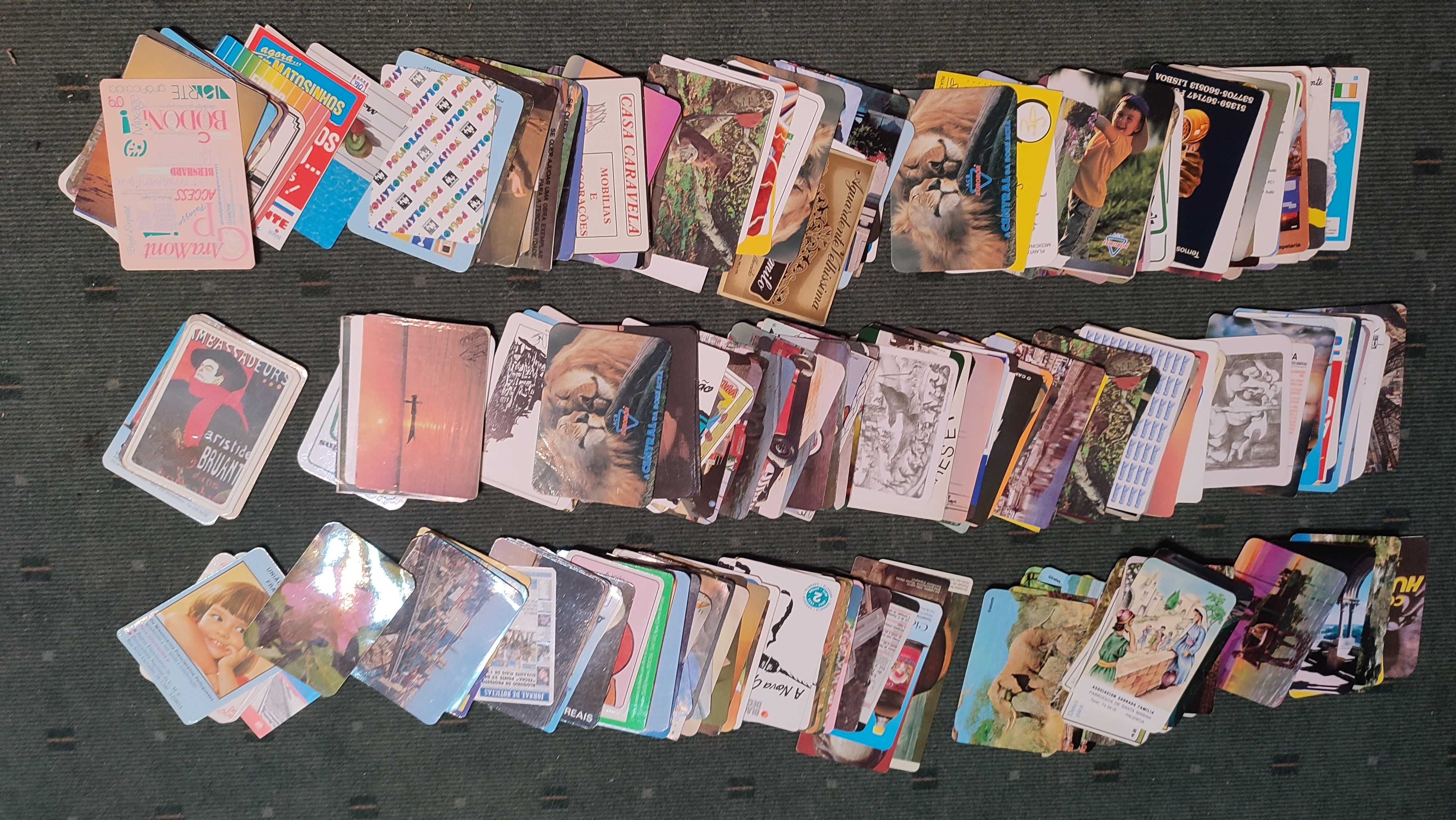 Lote 1200 Calendários Colecionáveis Diversos
