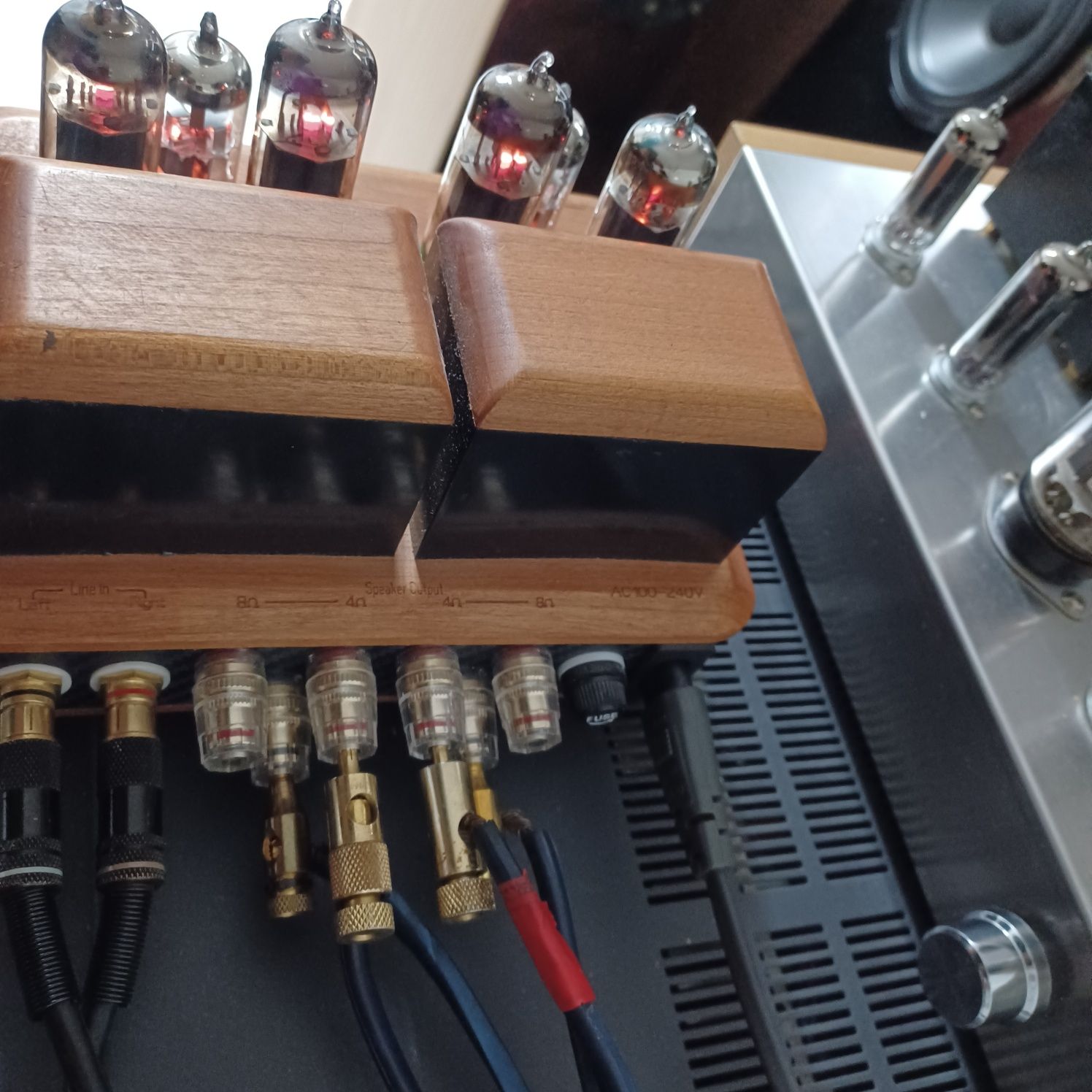 Mini Amplificador a válvulas push-pull EL84 novo Nobsound