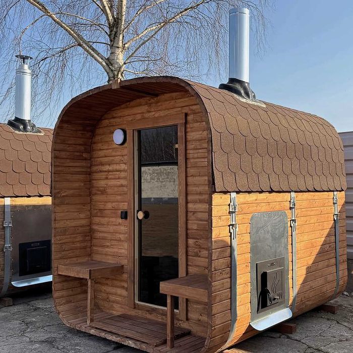 Sauna ogrodowa QUADRO 240 cm do samodzielnego montażu