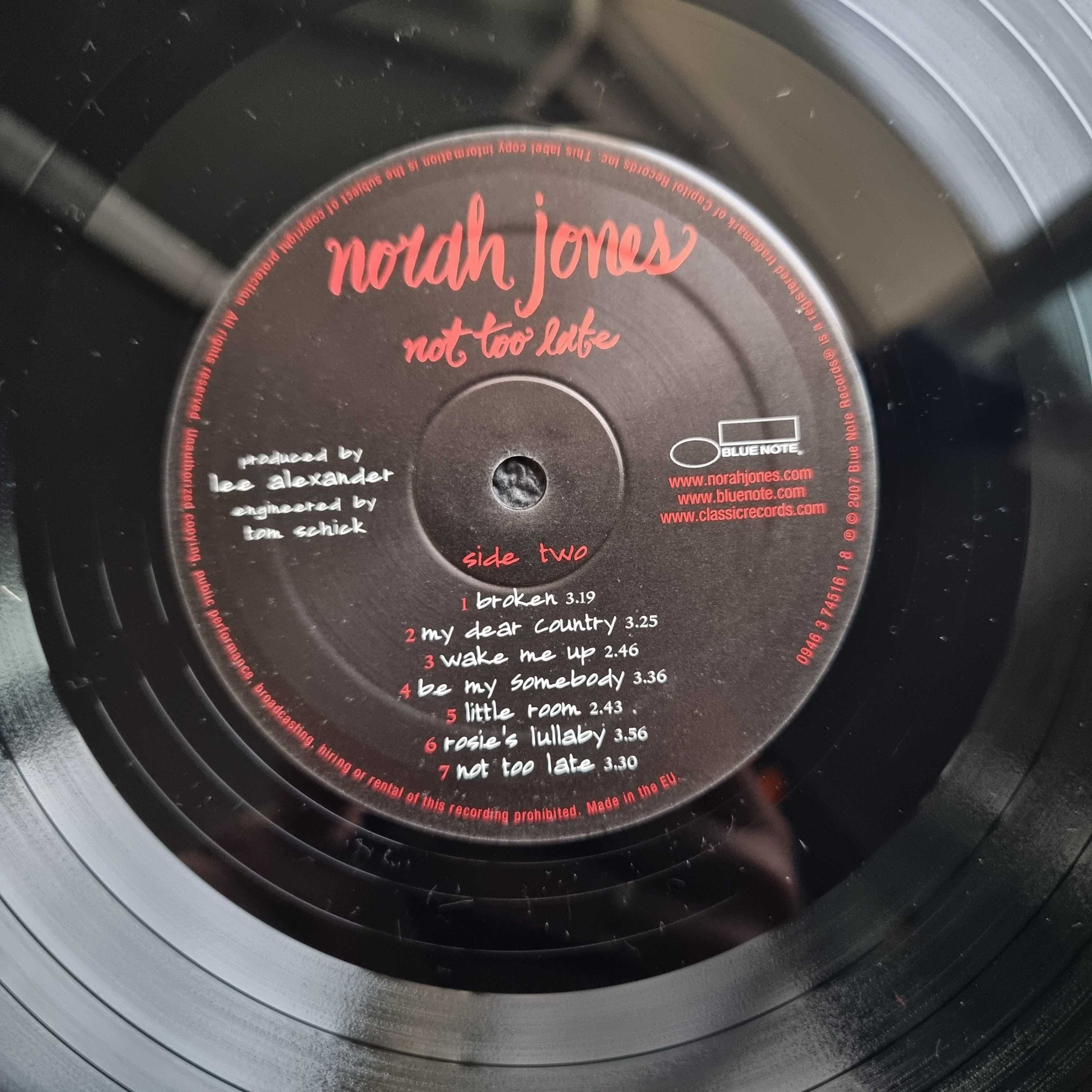 Norah Jones – Not Too Late (2007 Classic Records) Winyl Gatefold