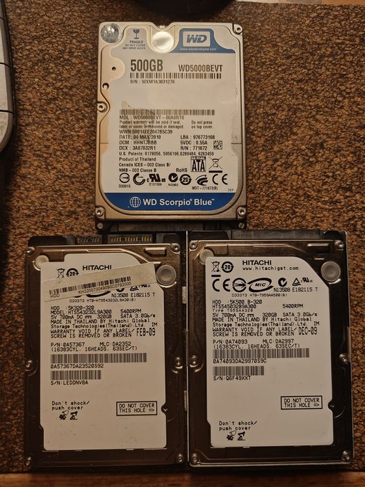 Жорсткі диски/вінчестер HDD 2.5 "